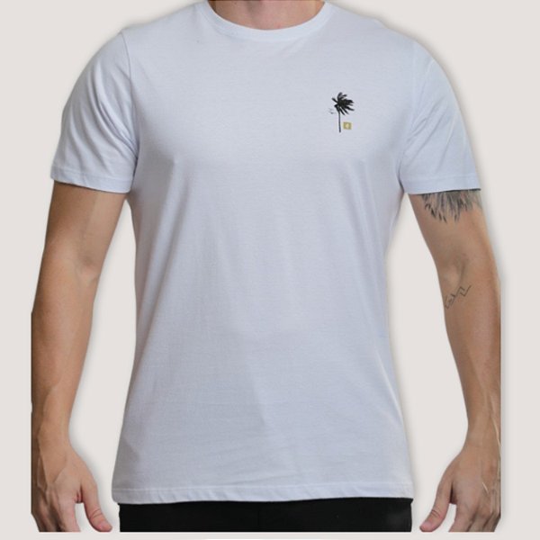 CAMISETA DESERT MC COMFORT ALGODÃO SILKADA BRANCA MASCULINA