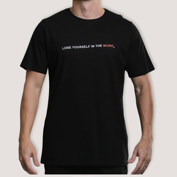 CAMISETA DESERT MC COMFORT ALGODÃO SILKADA PRETO MASCULINA