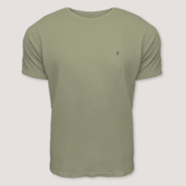 CAMISETA DESERT MC COMFORT ALGODÃO BEGE MASCULINA