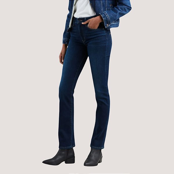 CALÇA LEVIS 724 JEANS/ELASTANO LB724-0064  FEMININA