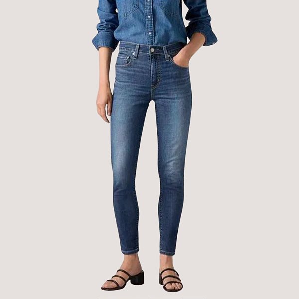 CALÇA LEVIS 721 JEANS ESCURO COM ELASTANO  FEMININA