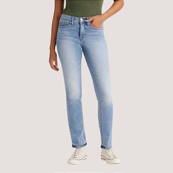 CALÇA LEVIS 314 JEANS MEDIO COM ELASTANO FEMININA