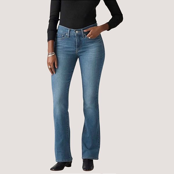 CALÇA LEVIS 315 JEANS MEDIO COM ELASTANO FEMININA