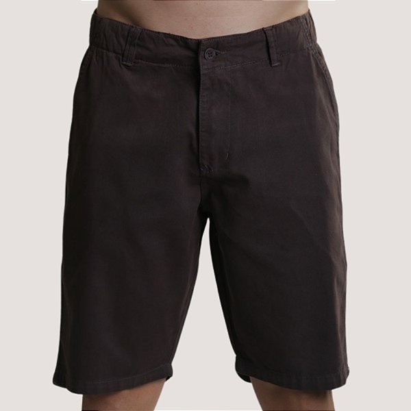 BERMUDA DESERT BRIM ESPORTE FINO COMFORT MARROM CAFÉ MASCULINA