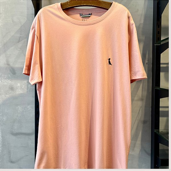 CAMISETA RESERVA MC COMFORT ALGODÃO ROSA MASCULINA