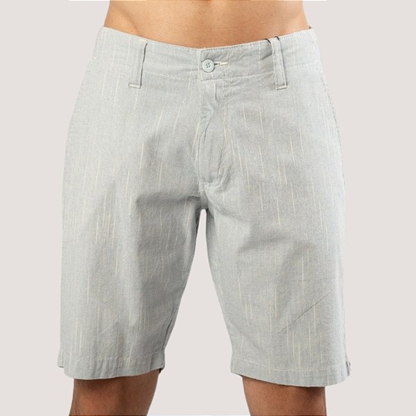 BERMUDA DESERT LINHO ESPORTE FINO SLIM AZUL CLARO MASCULINA