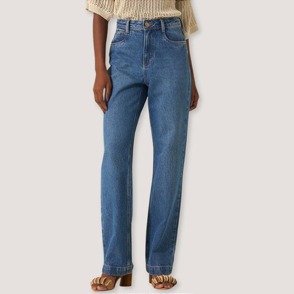 CALÇA LEZ A LEZ JEANS MEDIO COM ELASTANO COMFORT FEMININA