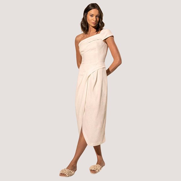 VESTIDO LEZ A LEZ NULA MANGA MISTO  CRU FEMININO