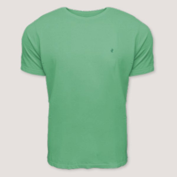 CAMISETA DESERT MC COMFORT ALGODÃO VERDE AGUA MASCULINA