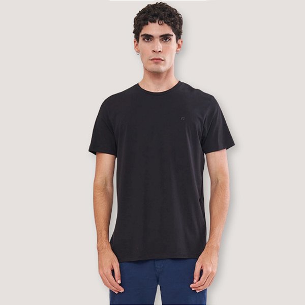 CAMISETA COLCCI MC COMFORT PRETO MASCULINO