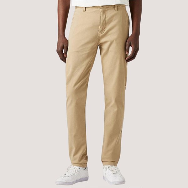 CALÇA LEVIS CHINO BRIM/ELSTANO BEGE  MASCULINA