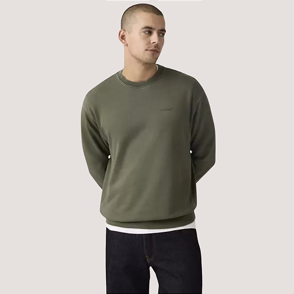 BLUSAO LEVIS MOLETOM CHUMBO  CARECA UNISEX