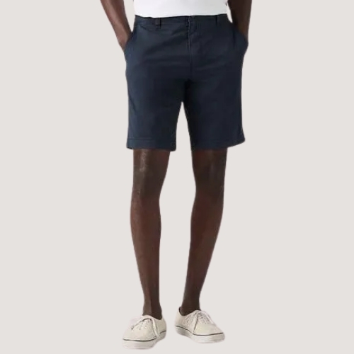 BERMUDA LEVIS BRIM COM ELASTANO ESPORTE FINO AZUL MARINHO MASCULINO ADULTO