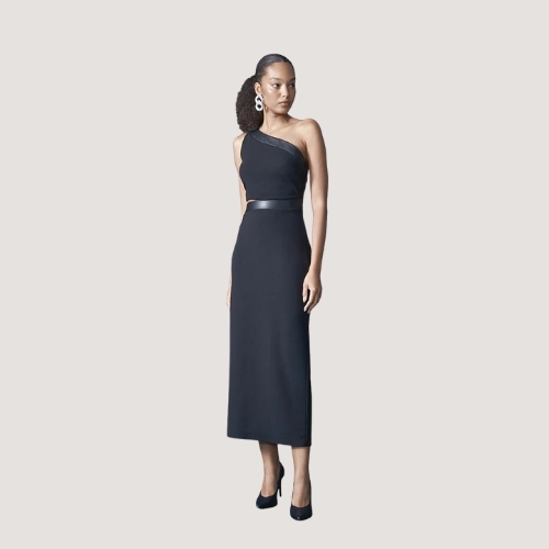 VESTIDO SLY NULA MANGA MALHA PRETO FEMININO ADULTO