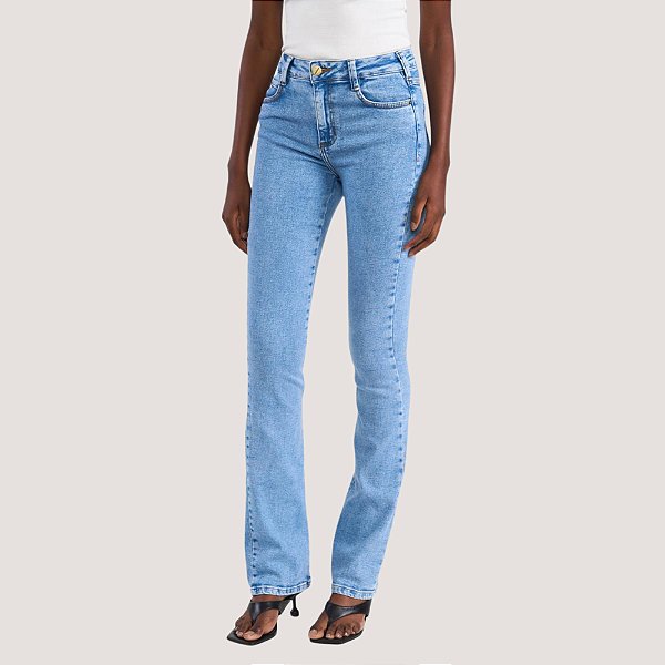CALÇA COLCCI JEANS CLARO COM ELASTANO  FEMININO ADULTO