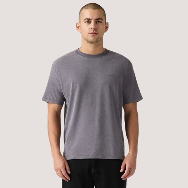 CAMISETA LEVIS MANGA CURTA OVERSIZED ALGODÃO CHUMBO MASCULINO ADULTO