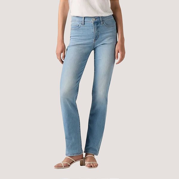 CALÇA LEVIS 314 JEANS CLARO COM ELASTANO FEMININO ADULTO