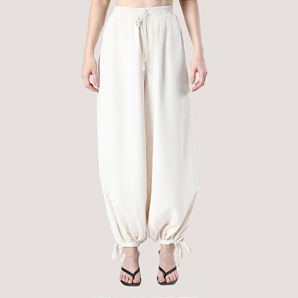 CALÇA SLY MISTO BALLON BEGE FEMININO ADULTO