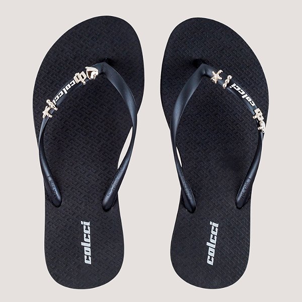 CHINELO COLCCI DEDO ACQUA ROCKSTAR PRETO FEMININO ADULTO
