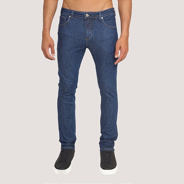 CALÇA COLCCI JEANS ESCURO COM ELASTANO SKINNY MASCULINO ADULTO