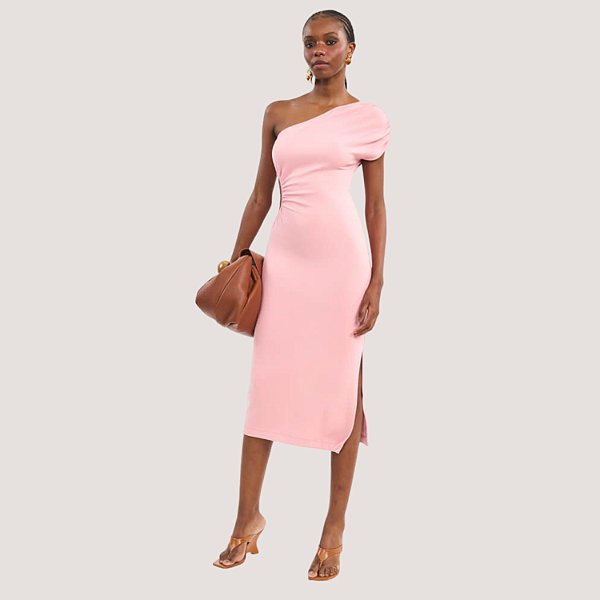 VESTIDO COLCCI NULA MANGA ROSA FEMININO ADULTO