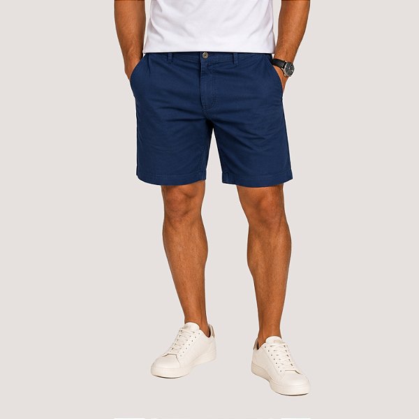 BERMUDA RESERVA BRIM ESPORTE FINO AZUL MARINHO MASCULINO ADULTO