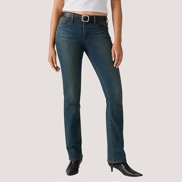 CALÇA LEVIS 315 JEANS MÉDIO COM ELASTANO BOOTCUT FEMININO ADULTO