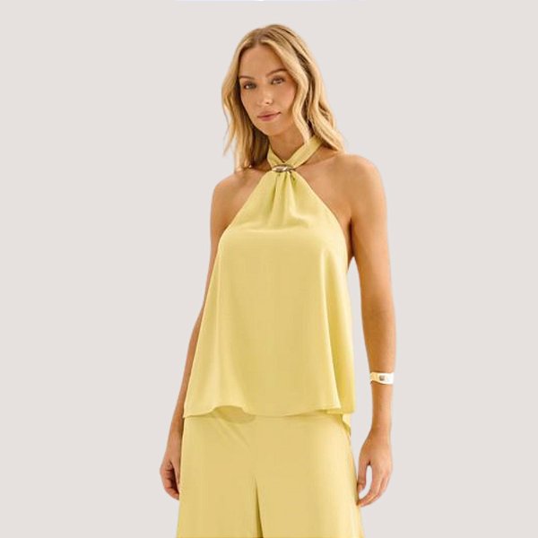 BLUSA LEZ A LEZ REGATA VERDE MISTO FEMININO ADULTO
