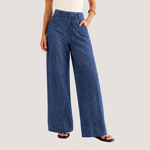 CALÇA LEZ A LEZ JEANS MÉDIO LIOCEL PANTALONA FEMININO ADULTO