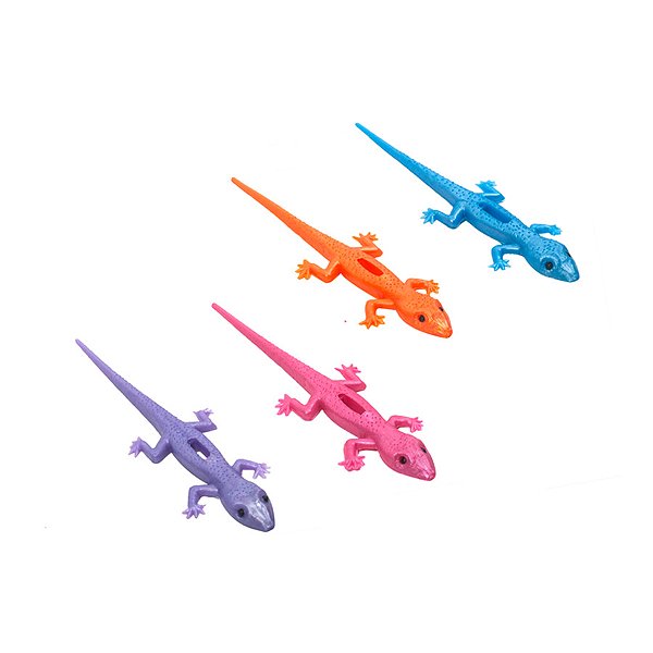 Brinquedo e Porta Petisco Pet Games Lagartixa para Gatos 4 unidades