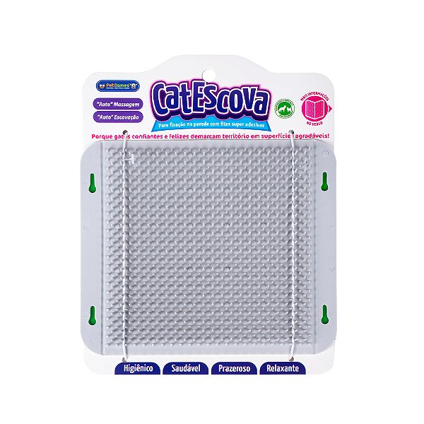 Escova de Parede Para Gatos Pet Games Auto Massagem Relax