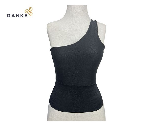 Cropped 1 Ombro Preto