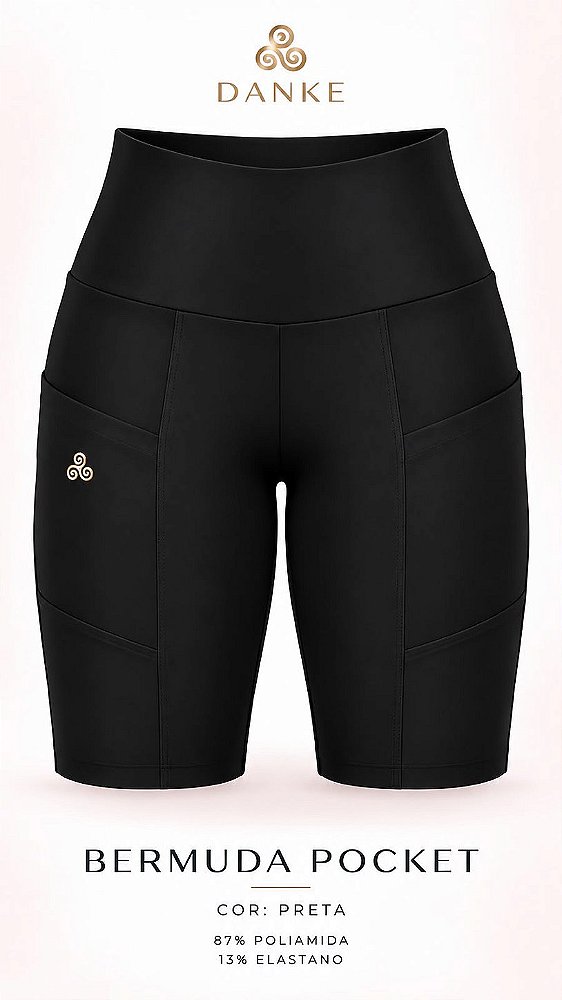 Bermuda Pocket Preta