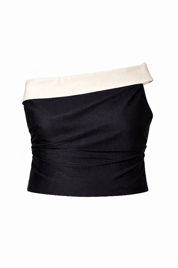 Cropped Copa Black and Off