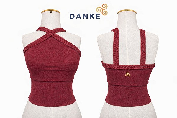 Cropped M. Trança Carmim