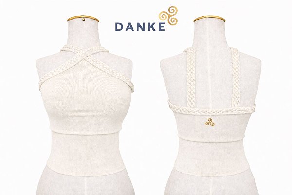 Cropped M. Trança Off White
