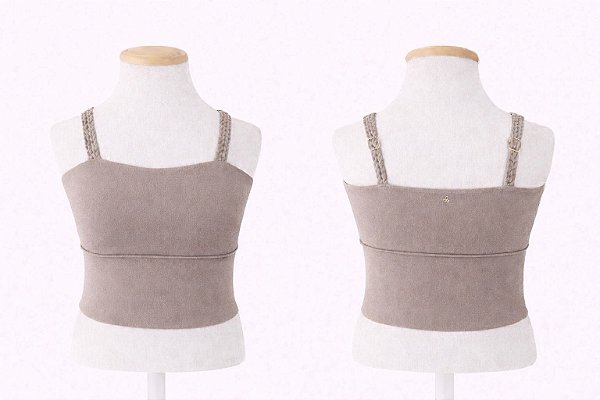 Cropped Ton Ton Inf. Castanho