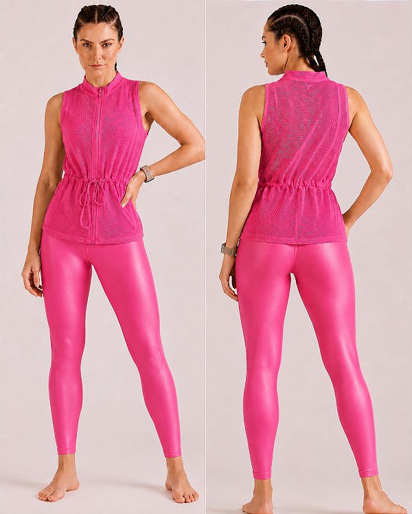 Colete Tela Rosa