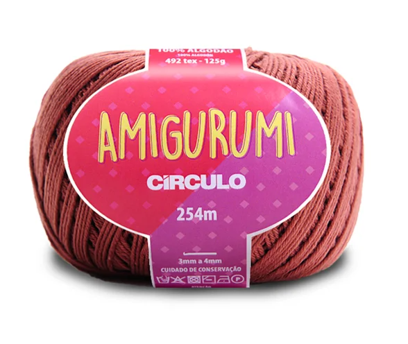 AMIGURUMI CÍRCULO 125g - CACAU - 7567