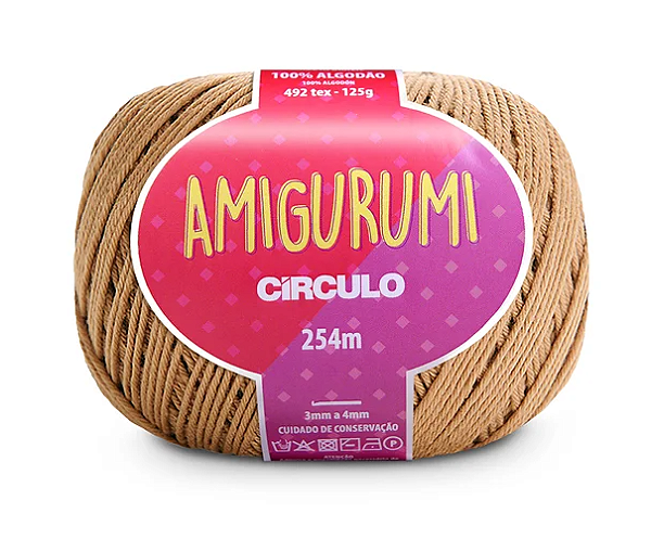 AMIGURUMI CÍRCULO 125g -CARAMELITO - 7076