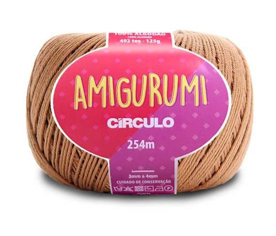 AMIGURUMI CÍRCULO 125g - CASTANHA - 7625