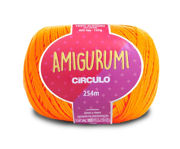 AMIGURUMI CÍRCULO 125g - LARANJA - 4456