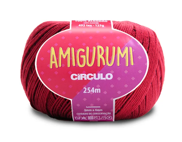 AMIGURUMI CÍRCULO 125g - MARSALA - 7136