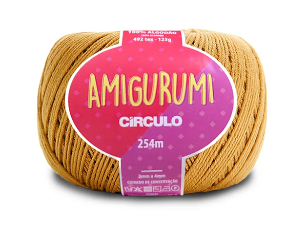 DUPLICADO - AMIGURUMI CÍRCULO 125g - MOSTARDA - 7030
