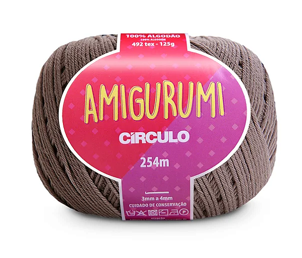 AMIGURUMI CÍRCULO 125g - PEDRA QUENTE - 7066