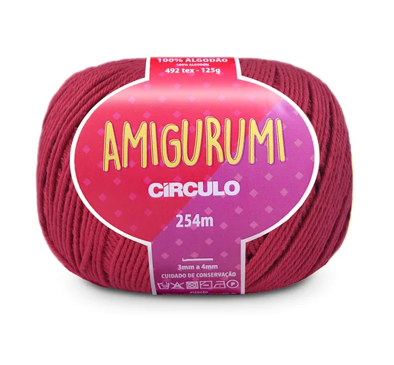 AMIGURUMI CÍRCULO 125g - MAGENTA - 3951