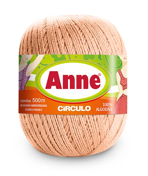 LINHA ANNE 500m CÍRCULO - PEACH FUZZ - 4224