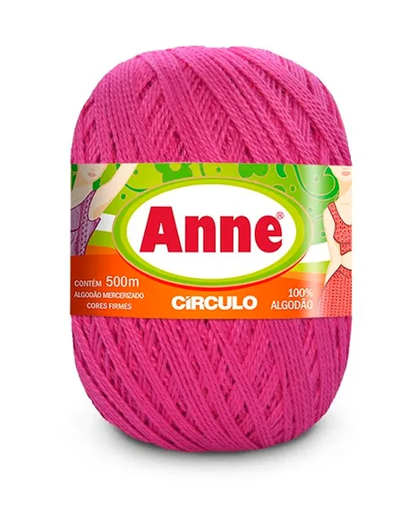 LINHA ANNE 500m CÍRCULO - ROSA CÍTRICO - 3839