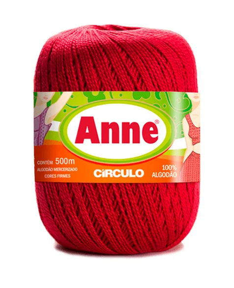 LINHA ANNE 500m CÍRCULO - PIMENTA - 3581