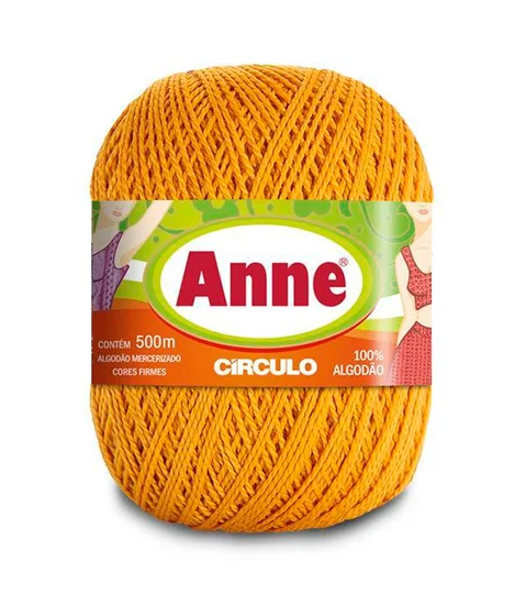 LINHA ANNE 500m CÍRCULO - MOSTARDA - 7030